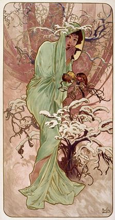 Winter 1896. Artist: Alphonse Mucha