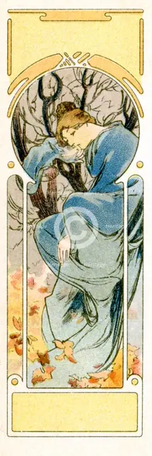 'Winter', 1900. Artist: Alphonse Mucha