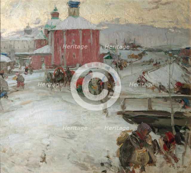 Winter, 1909. Artist: Arkhipov, Abram Yefimovich (1862-1930)