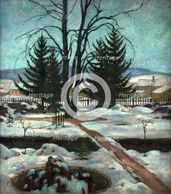 Winter, 1914. Creator: Emil Orlik.