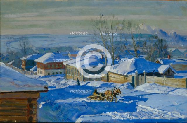 Winter, 1915. Artist: Zhukovsky, Stanislav Yulianovich (1873-1944)