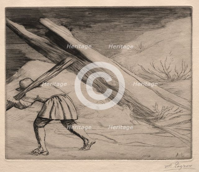 Winter (1st Plate). Creator: Alphonse Legros (French, 1837-1911).