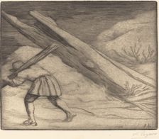 Winter, 1st plate (L'hiver). Creator: Alphonse Legros