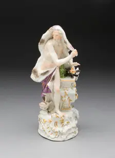 Winter, Meissen, c. 1755. Creator: Meissen Porcelain