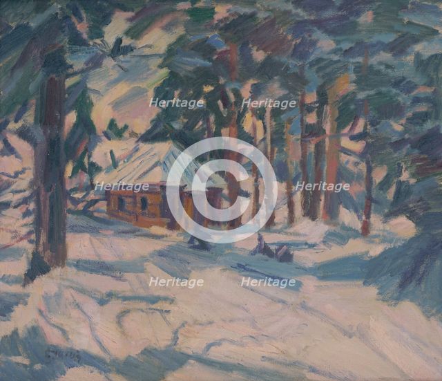 Winter Mood, around 1935-1940. Creator: Gustav Mally.