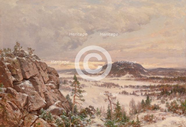 Winter Morning, 1860-1905. Creator: Hjalmar Munsterhjelm.