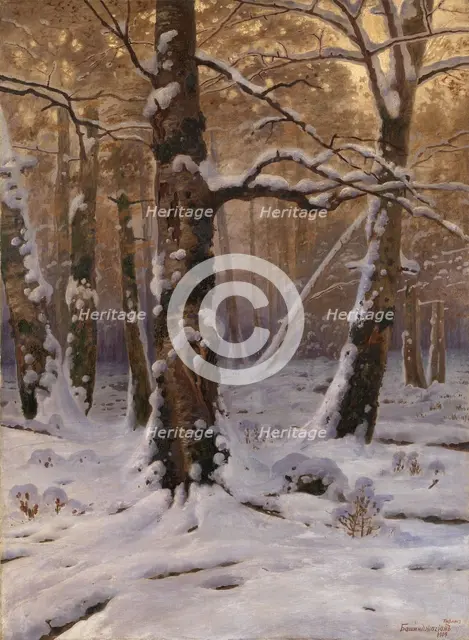 Winter Morning, 1907-1909. Artist: Bashindzhagyan, Gevorg (1857-1925)