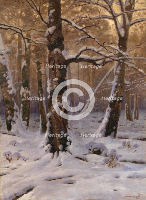 Winter Morning, 1907-1909. Artist: Bashindzhagyan, Gevorg (1857-1925)