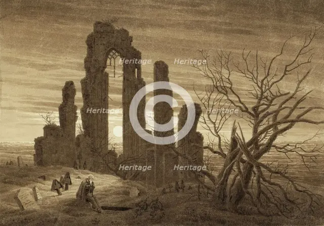 Winter - Night - Old Age and Death (from the times of day and ages of man cycle), 1803. Artist: Friedrich, Caspar David (1774-1840)