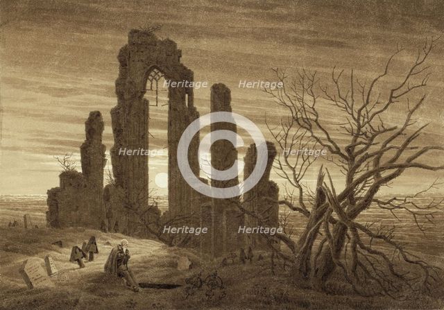 Winter - Night - Old Age and Death (from the times of day and ages of man cycle), 1803. Artist: Friedrich, Caspar David (1774-1840)