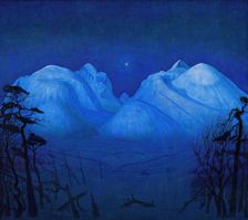 Winter Night in the Mountains, 1914. Creator: Harald Sohlberg