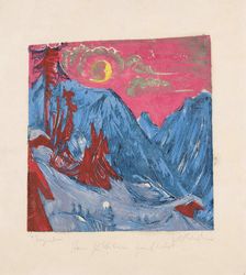 Winter Night with Moon, 1919