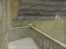 Winter on the Balcony, 1899. Creator: Harald Sohlberg