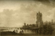 Winter on the ice, 1645, (1908). Creator: Unknown