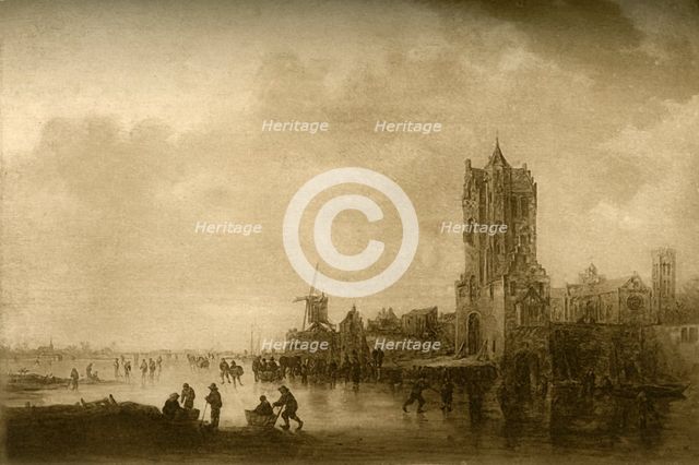 Winter on the ice, 1645, (1908). Creator: Unknown.