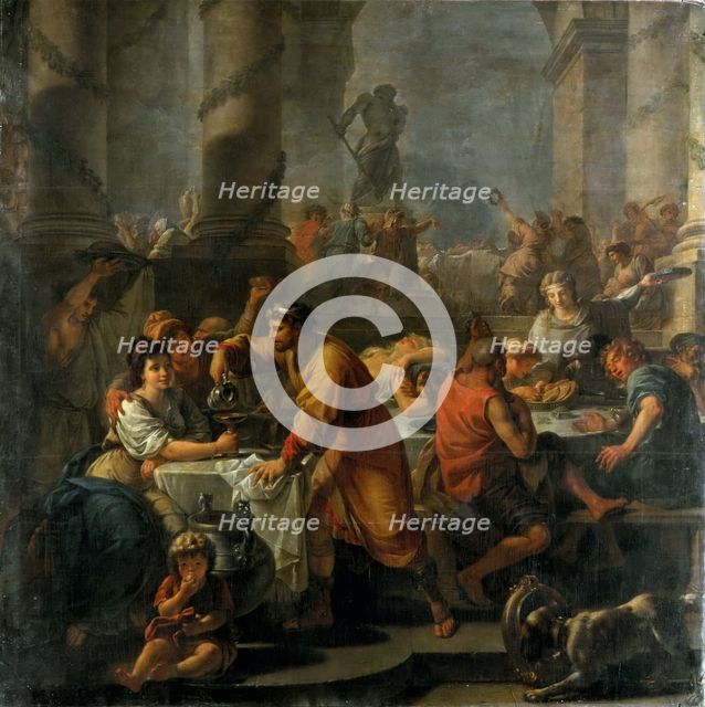 Winter or The Saturnalia, 1783. Creator: Callet, Antoine-François  .