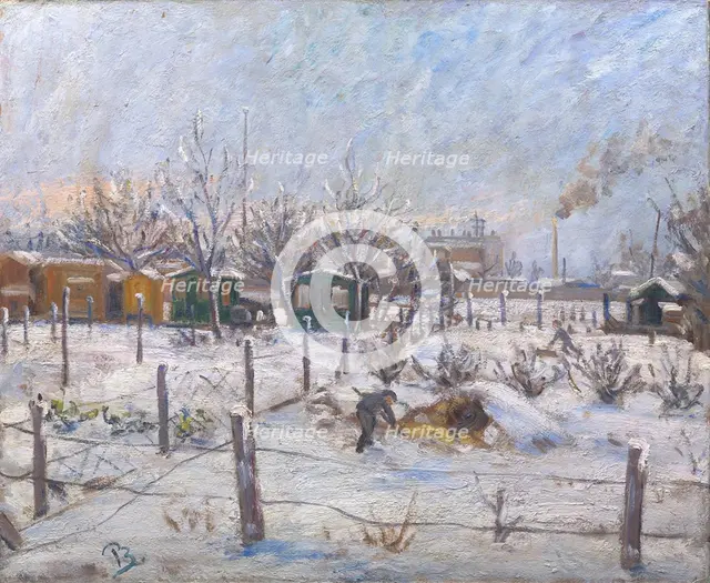 Winter at Norrebro, 1912-1913. Creator: Peter Rostrup Boyesen.
