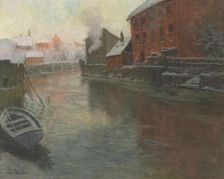 Winter at Akerselva, c1897. Creator: Frits Thaulow