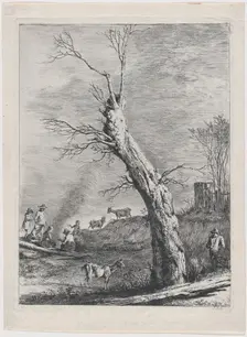 Winter, after a drawing completed in Saint-Chamond, 1795. Creator: Jean-Jacques de Boissieu