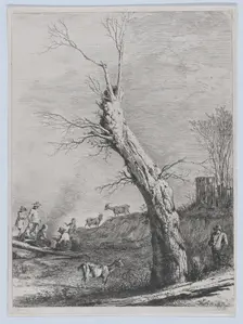 Winter, after a drawing completed in Saint-Chamond, 1795. Creator: Jean-Jacques de Boissieu
