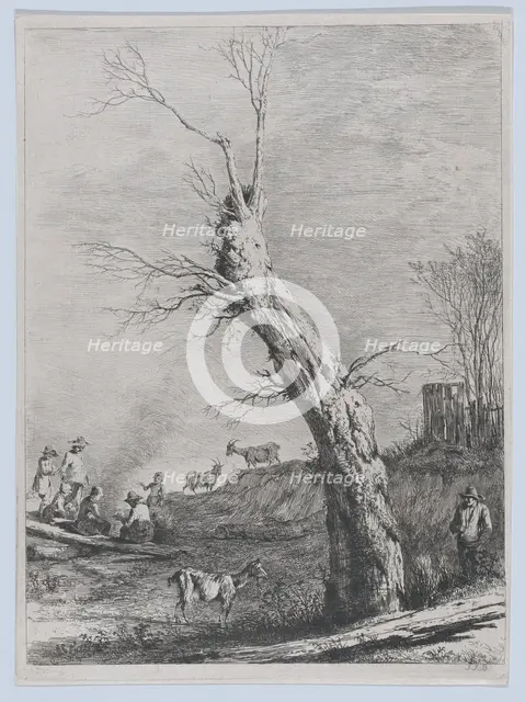 Winter, after a drawing completed in Saint-Chamond, 1795. Creator: Jean-Jacques de Boissieu.