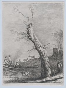 Winter, after a drawing completed in Saint-Chamond, 1795. Creator: Jean-Jacques de Boissieu