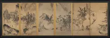 Winter and Spring Landscape, first half of the 1400s. Creator: Tensho Shubun (Japanese), attributed to