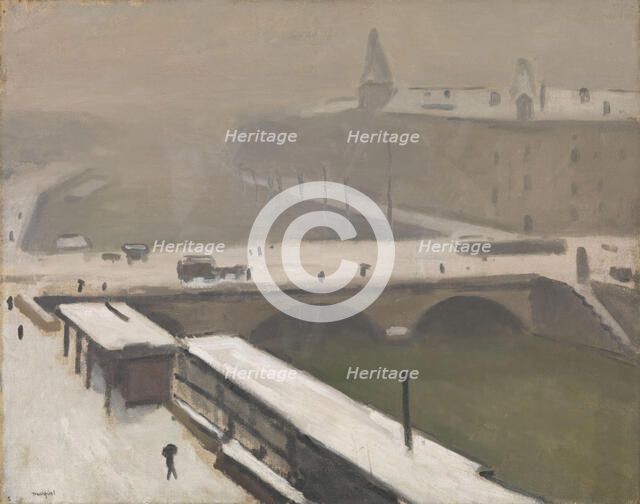 Winter by the Seine, Between 1900 and 1916. Creator: Albert Marquet.