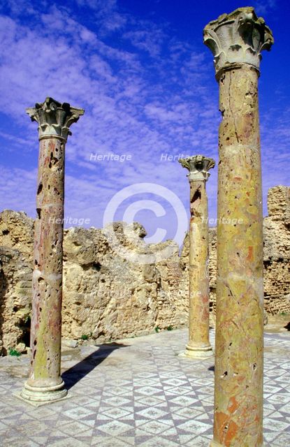 Winter baths, Thuburbo Majus, Tunisia.  Creator: Vivienne Sharp.