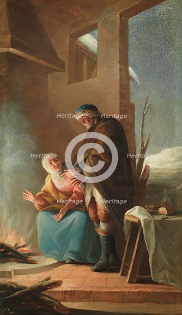 Winter, between c1805 and c1806. Creator: Mariano Salvador de Maella.