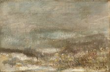 Winter Bleak Landscape, about 1900. Creator: Ladislav Mednyanszky