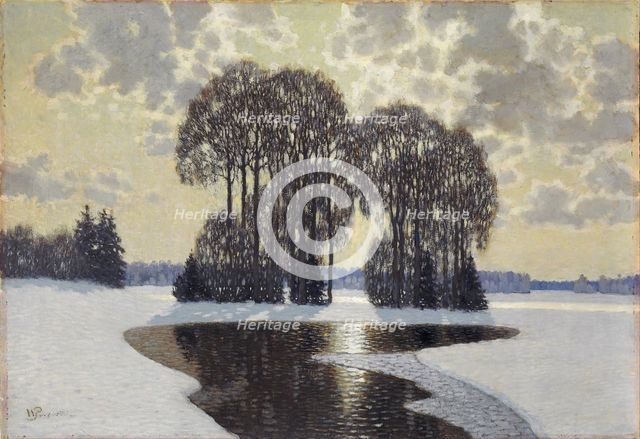 Winter, c. 1910. Artist: Purvitis, Vilhelms (1872-1945)