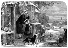 "Winter", drawn by A. Hunt, 1864. Creator: Mason Jackson