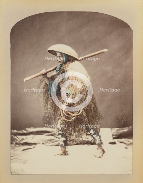 Winter Dress, 1870s-1890s. Creator: Baron Raimund von Stillfried.