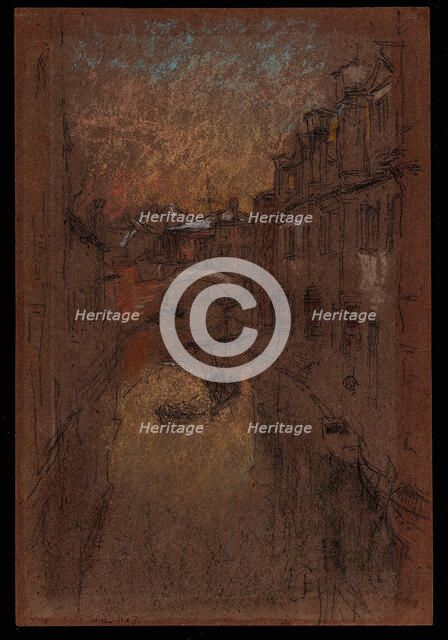 Winter Evening, 1879-1880. Creator: James Abbott McNeill Whistler.