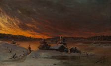 Winter Evening, 1880. Creator: Fanny Churberg