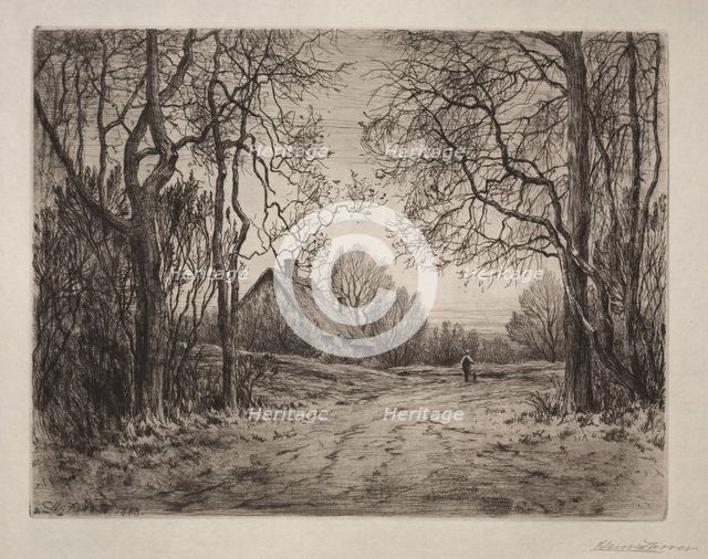 Winter Evening, 1883. Creator: Henry Farrer (American, 1843-1903).