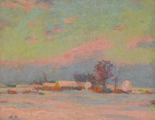 Winter evening, 1925-1930. Creator: Ludovit Cordak