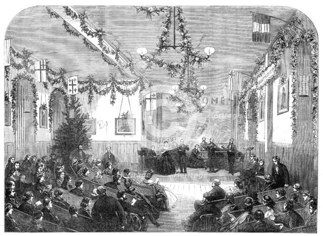 Winter entertainments at St. Luke's Hospital: vocal and instrumental concert on Wednesday week, 1862 Creator: Unknown.