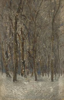 Winter Forest, 1890-1900. Creator: Ladislav Mednyanszky