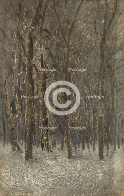 Winter Forest, 1890-1900. Creator: Ladislav Mednyanszky.