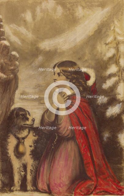 Winter. From the original by G.G. Fish., 1863. Creator: John P. Soule.