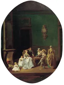 Winter (From the series The Four Seasons). Artist: Quillard, Pierre-Antoine (1701-1733)