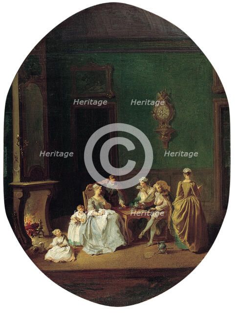 Winter (From the series The Four Seasons). Artist: Quillard, Pierre-Antoine (1701-1733)