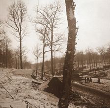 Winter, Genicourt, northern France, c1914-c1918