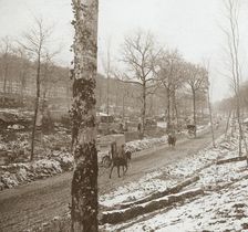 Winter, Genicourt, northern France, c1914-c1918