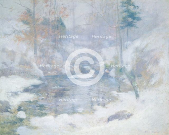 Winter Harmony, c. 1890/1900. Creator: John Henry Twachtman.