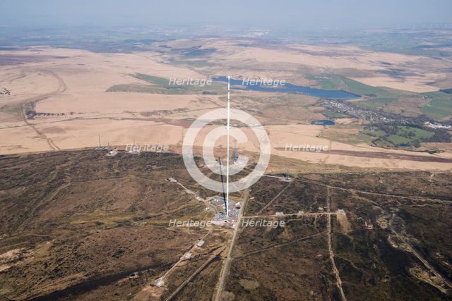 Winter Hill television transmitter, Lancashire, 2019. Creator: Historic England.