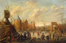 Winter in a Dutch Town, 1640. Creator: Joost Cornelisz Droochsloot