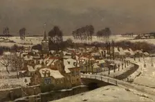 Winter in Brabant, 1909. Creator: Victor Taelemans
